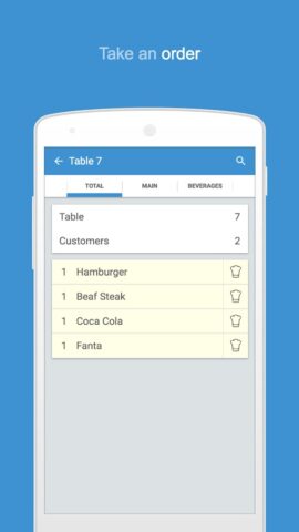 Точка продажи Ресторан и Бар для Android — скриншот 3