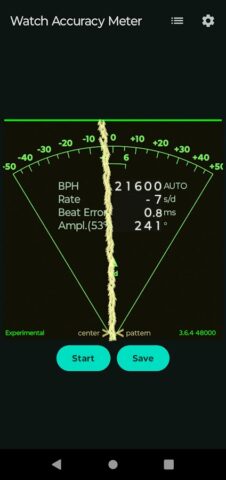 Watch Accuracy Meter для Android — скриншот 3