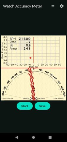 Watch Accuracy Meter для Android — скриншот 4