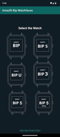Watchfaces Amazfit Bip 3/5 & 6 для Android — скриншот 1
