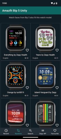 Watchfaces Amazfit Bip 3/5 & 6 для Android — скриншот 2