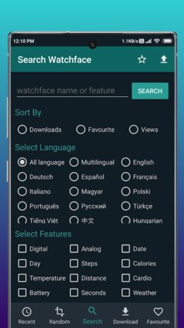 Watchfaces for Mi Band 4 для Android — скриншот 3