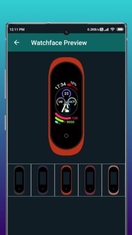 Watchfaces for Mi Band 4 для Android — скриншот 4