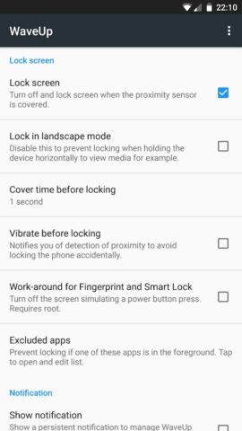 WaveUp для Android — скриншот 2