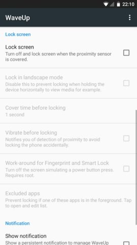 WaveUp для Android — скриншот 3