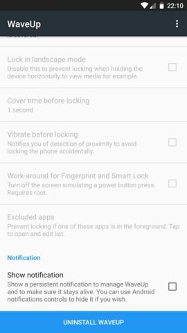WaveUp для Android — скриншот 4