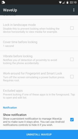 WaveUp для Android — скриншот 5