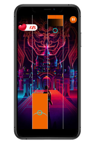 Wednesday Addams Piano Tiles для Android — скриншот 4