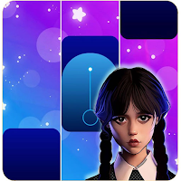 Wednesday Addams Piano Tiles для Android