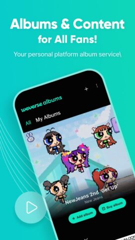 Weverse Albums для Android — скриншот 1