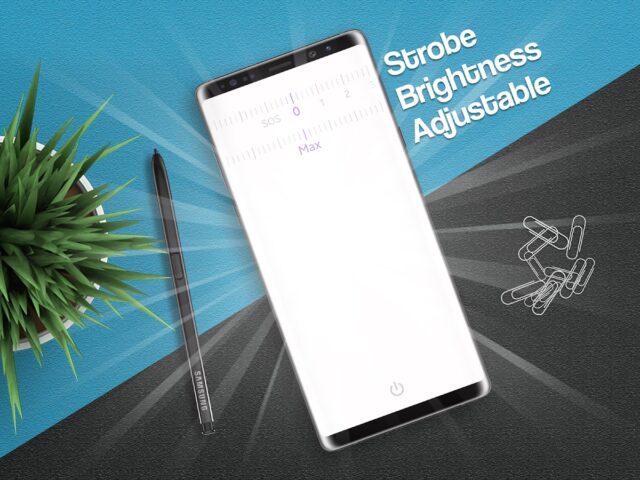 White Screen Flashlight для Android — скриншот 1