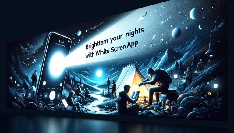 White Screen Flashlight для Android — скриншот 4
