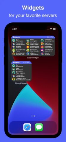 Widgets for Discord для iOS — скриншот 1
