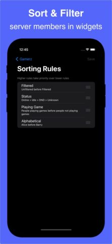 Widgets for Discord для iOS — скриншот 3