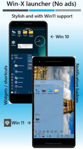 Win-X Launcher для Android — скриншот 1