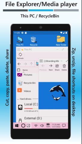 Win-X Launcher для Android — скриншот 4
