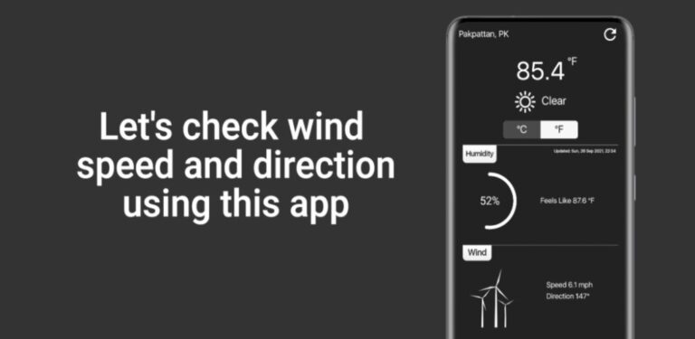 Wind Speed Meter Air Direction для Android — скриншот 5