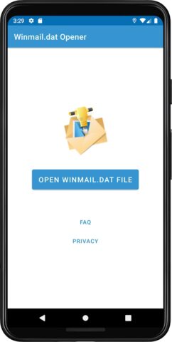 Winmail.dat Opener для Android — скриншот 1