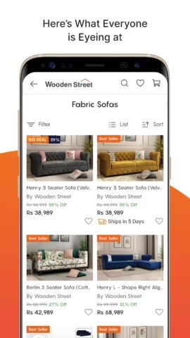 Wooden Street Furniture Store для Android — скриншот 5