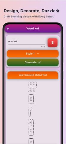 Word Art для Android — скриншот 5