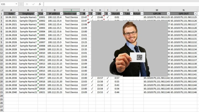 Регистратор рабочего времени для Android — скриншот 5