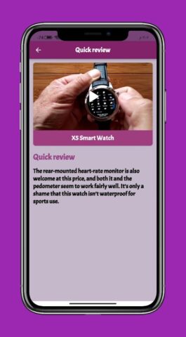 X5 Smart Watch Guide для Android — скриншот 2