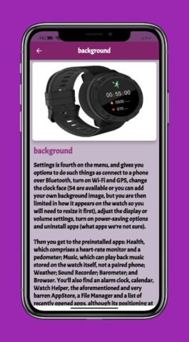 X5 Smart Watch Guide для Android — скриншот 4