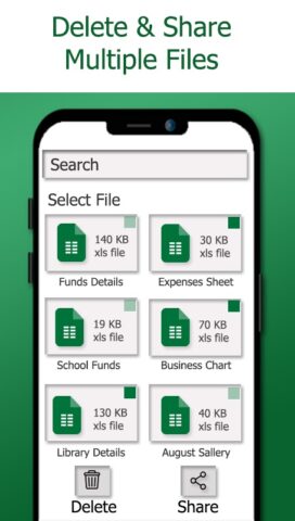 Читатель файлов XLSX для Android — скриншот 4