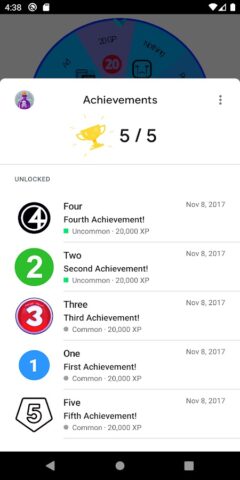 XP для Android — скриншот 2