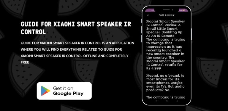Xiaomi smart speaker IR Guide для Android — скриншот 2