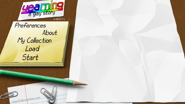 Yearning: A Gay Story для Android — скриншот 1