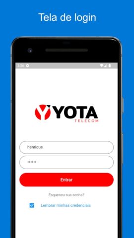 Yota Telecom для Android — скриншот 1