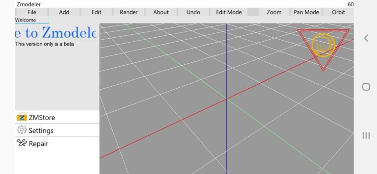 ZModeler for Android для Android — скриншот 2