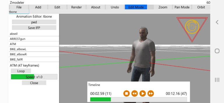 ZModeler for Android для Android — скриншот 4