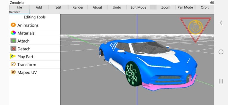 ZModeler for Android для Android — скриншот 5