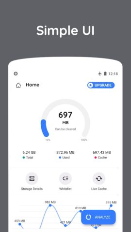 Zero Cleaner: clear cache для Android — скриншот 1