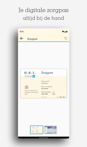 Zorg — Ik kies zelf van a.s.r. для Android — скриншот 5