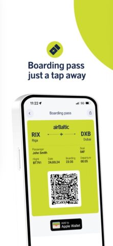 airBaltic для iOS — скриншот 4