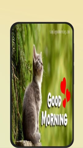 Cat Good Morning для Android — скриншот 5