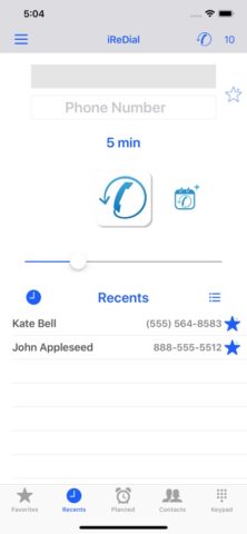 iReDial для iOS — скриншот 1