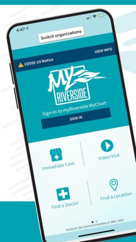 myRiverside для Android — скриншот 1