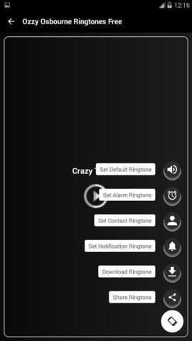 ozzy osbourne ringtones для Android — скриншот 3