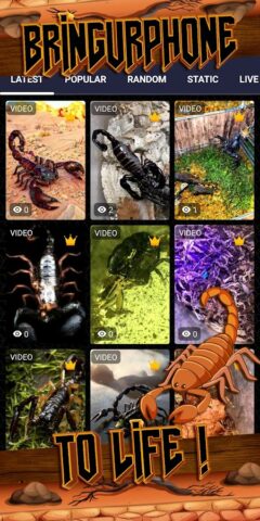скорпион обои для Android — скриншот 2