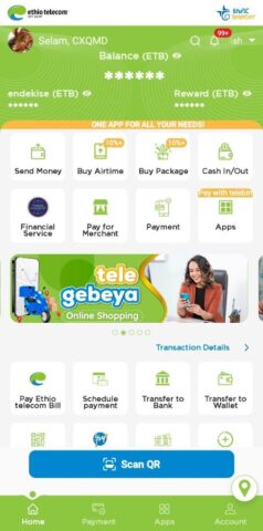 telebirr для Android — скриншот 5