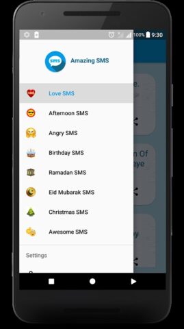 100000+ SMS Messages для Android — скриншот 2