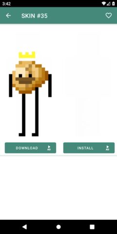 2D Skins for Minecraft для Android — скриншот 1