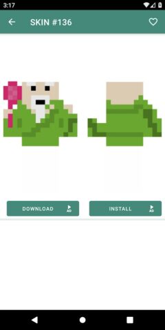 2D Skins for Minecraft для Android — скриншот 3