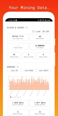 2Miners — Pool Mining Monitor для Android — скриншот 3