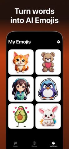 AI Emoji: Sticker Maker для iOS — скриншот 1
