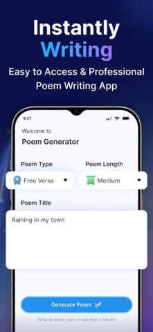 AI Poem Generator для Android — скриншот 2
